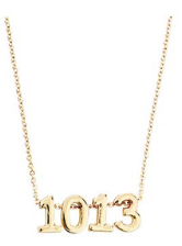 Romans 10:13 Gold Necklace