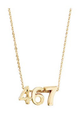 Philippians 4:6-7 Gold Necklace
