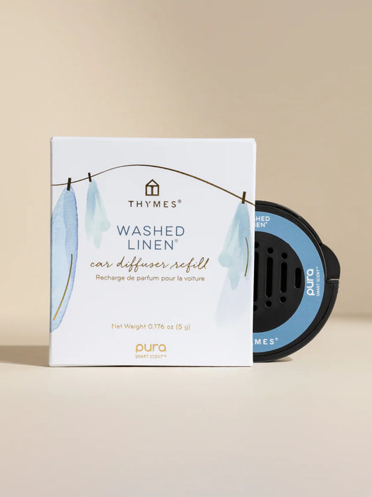 Pura Car - Thymes - Washed Linen Refill