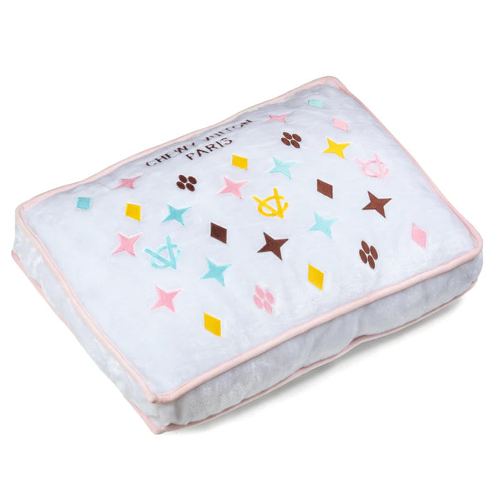 White Chewy Vuiton Bed - Ascension Golf Carts, LLC