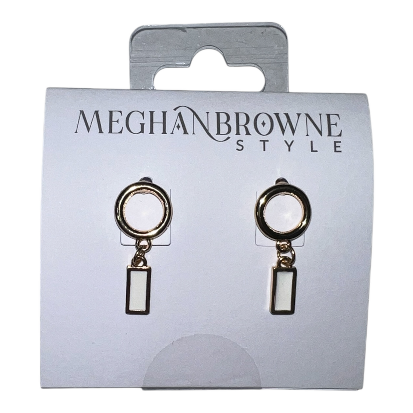 Meghan Browne - Pacey White Earrings