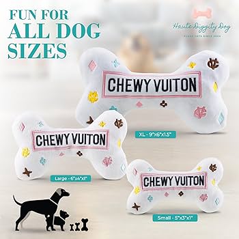 Small White Chewy Vuiton Bone - Ascension Golf Carts, LLC