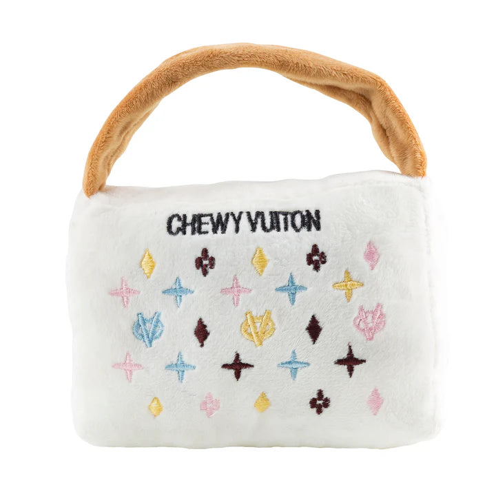 Small White Chewy Vuiton Handbag - Ascension Golf Carts, LLC