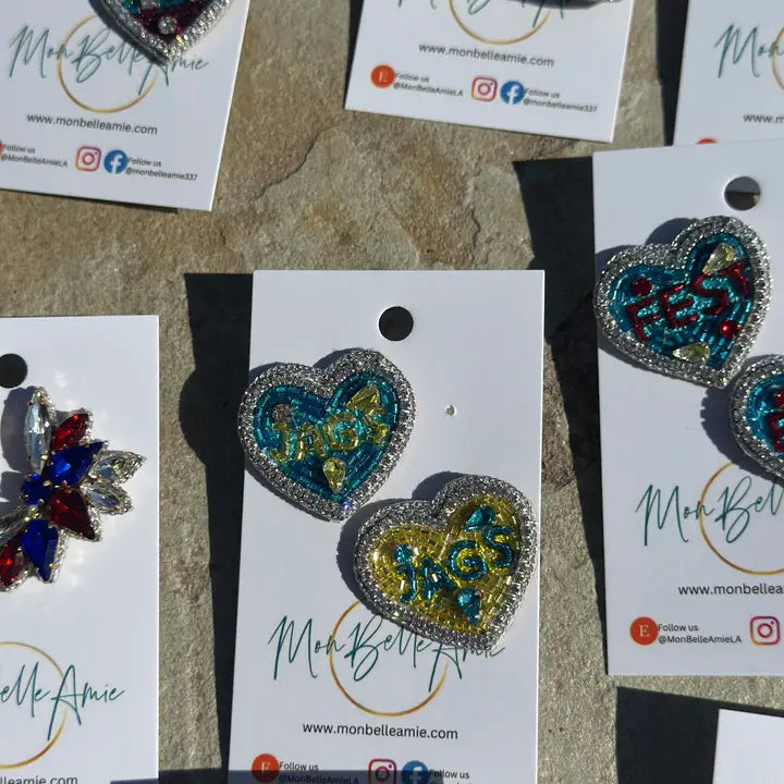 JAGS Beaded Stud Earrings