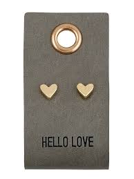 "Hello Love" Stud Earrings