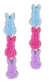 Tri-Color Beaded Bunnies