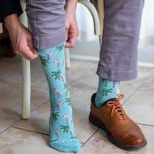 TRS - Men's Christmas Flamingo Socks