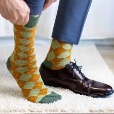 Men's Harvest Argyle Socks
