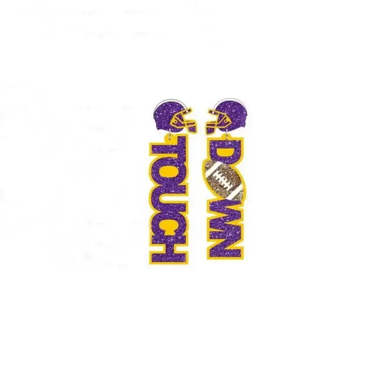 LSU Touchdown Earrings