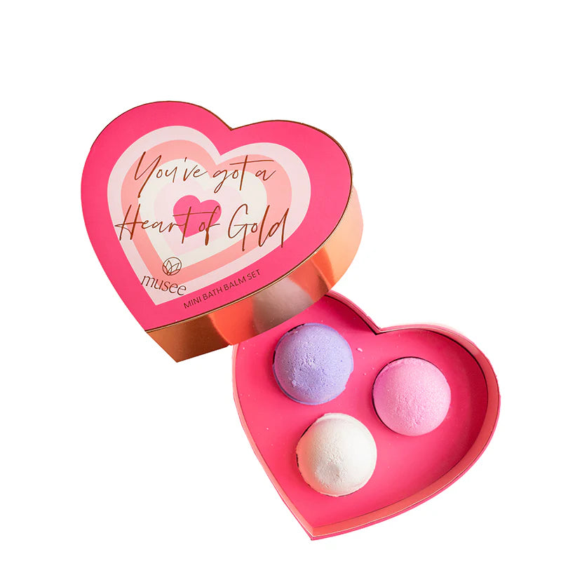 Musee - You've Got A Heart of Gold Mini Bath Balm Set