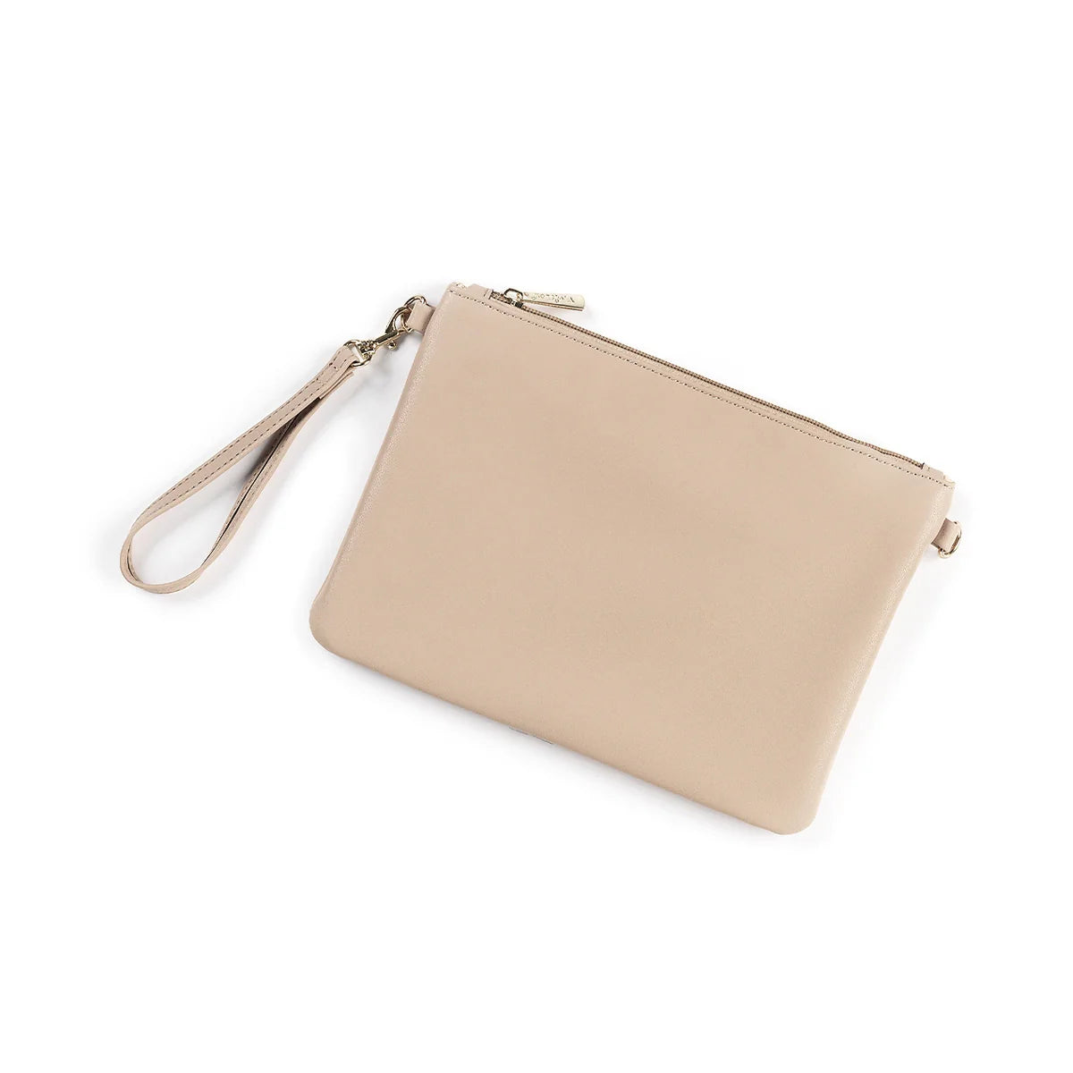 VIV&LOU - Tan Madeline Wristlet