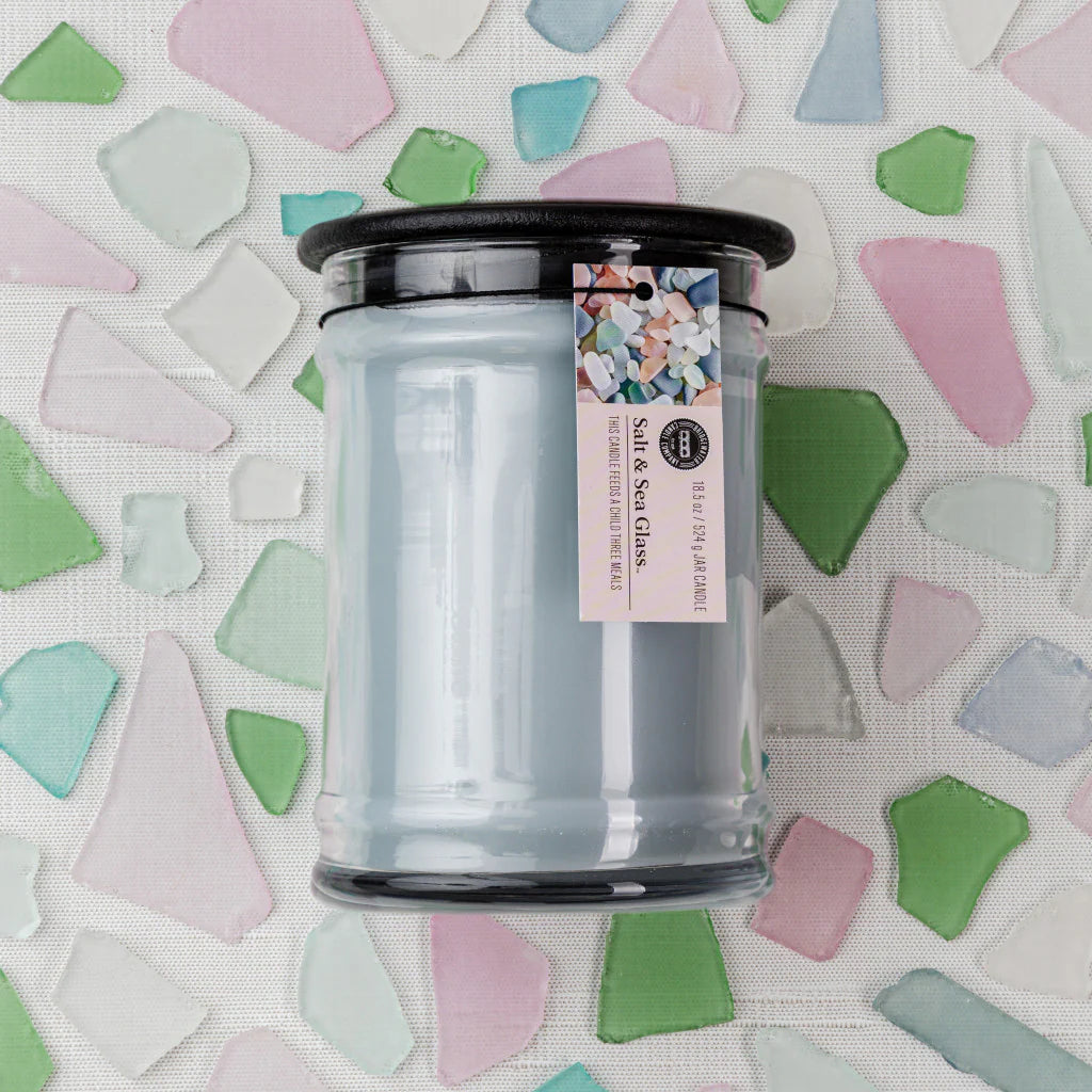 Salt & Sea Glass - 18.5 oz Jar Candle