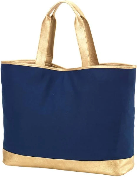 VIV&LOU - Navy Cabana Tote