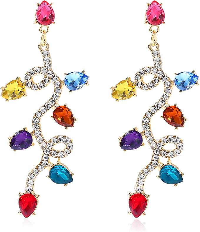 GS - Small Bulb Christmas Light Earrings