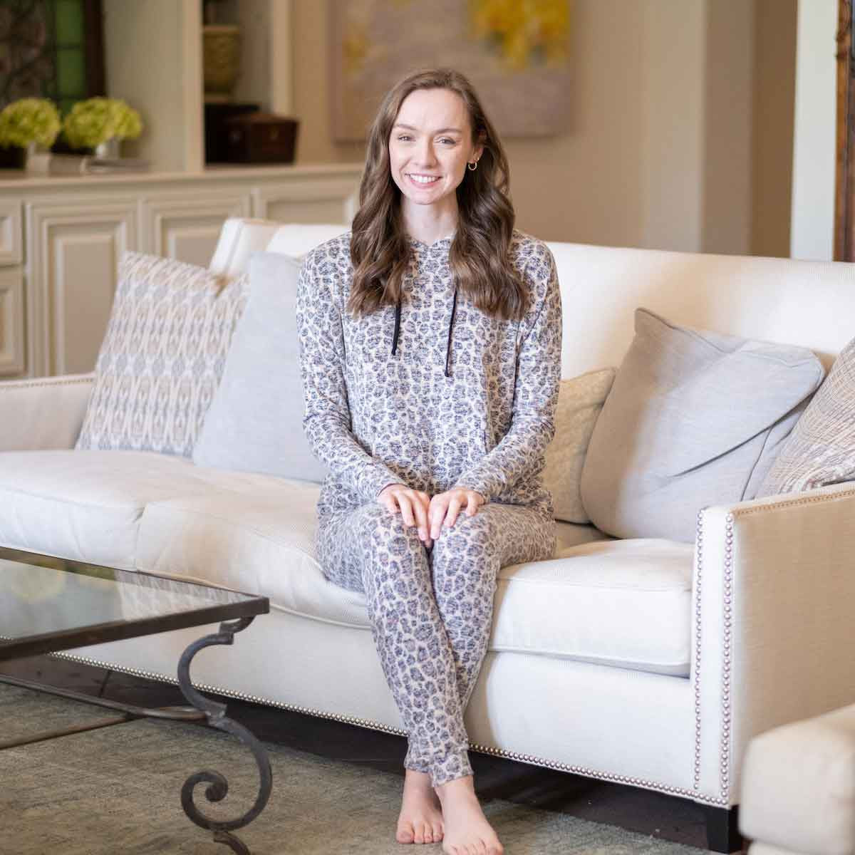 Leopard Brushed Hacci Jogger - Ascension Golf Carts, LLC