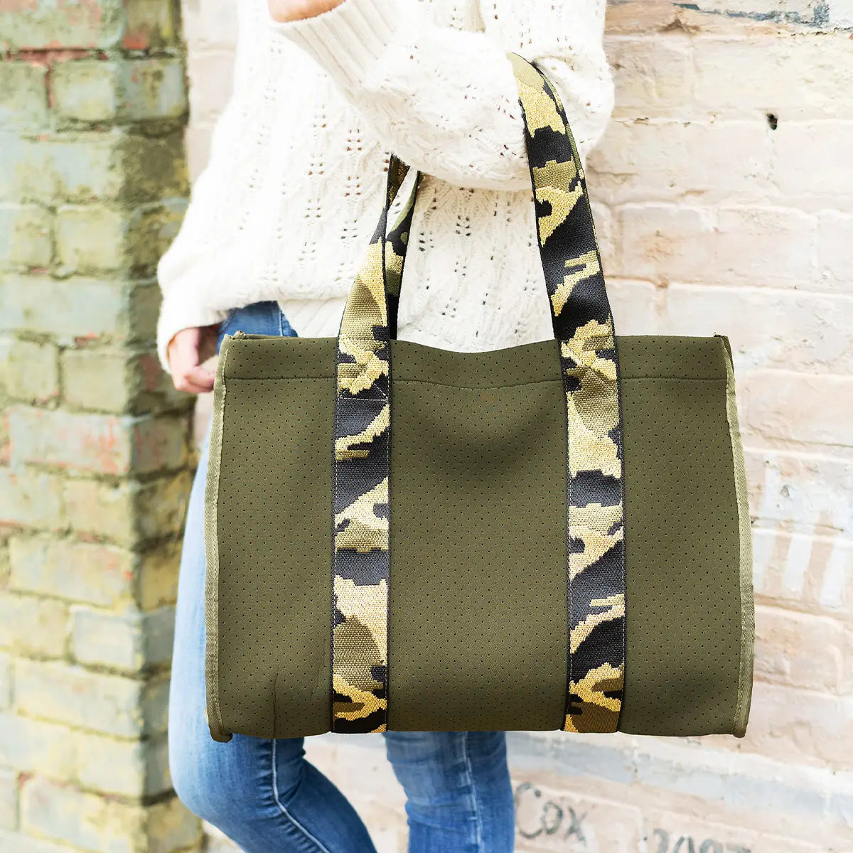 Camo Neoprene Tote - Ascension Golf Carts, LLC