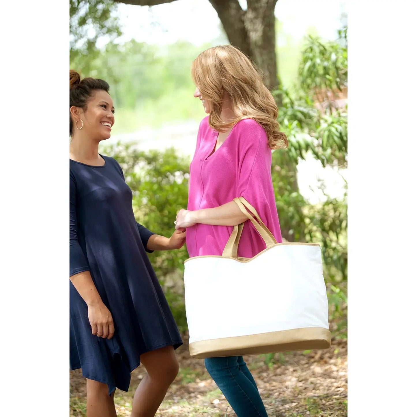 Creme Cabana Tote - Ascension Golf Carts, LLC