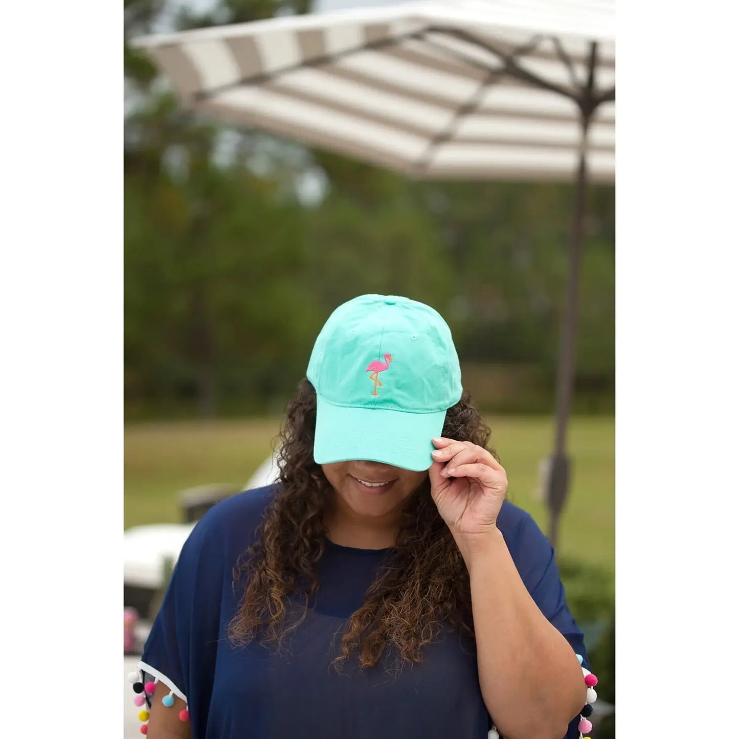 Flamingo Mint Cap