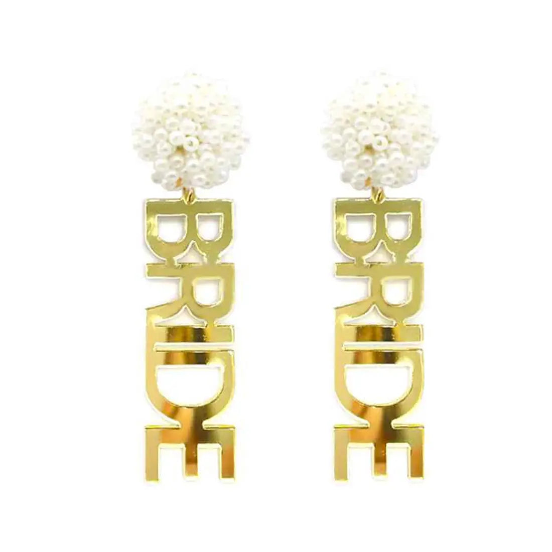 Gold Bride Earrings - Ascension Golf Carts, LLC