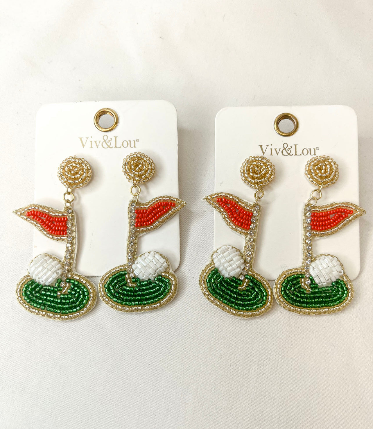 Lets Par Tee Earrings - Ascension Golf Carts, LLC