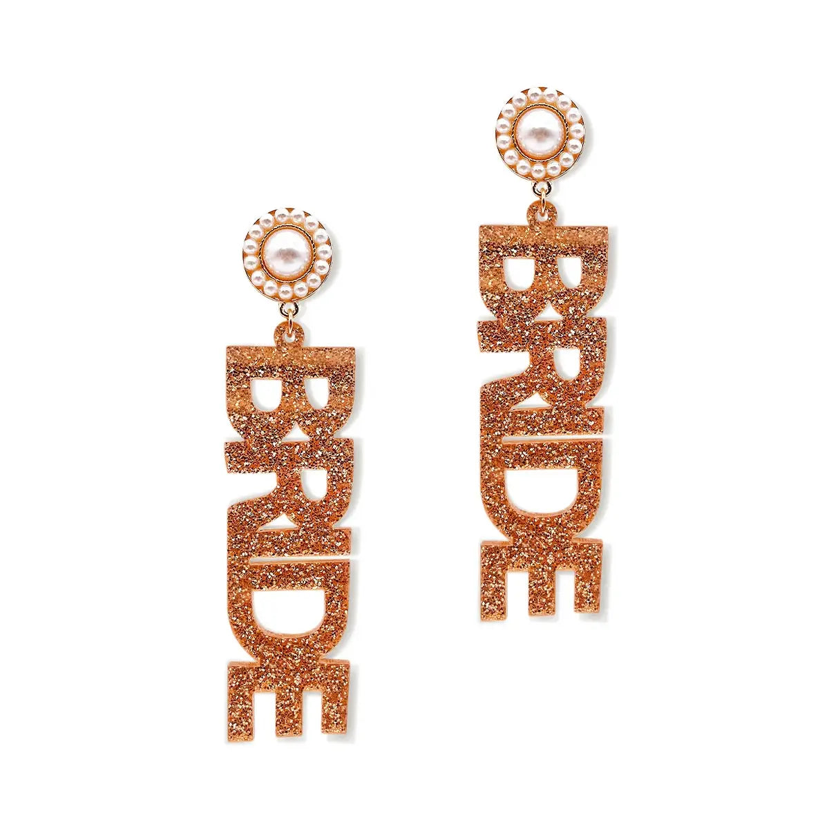 Gold Bride Earrings