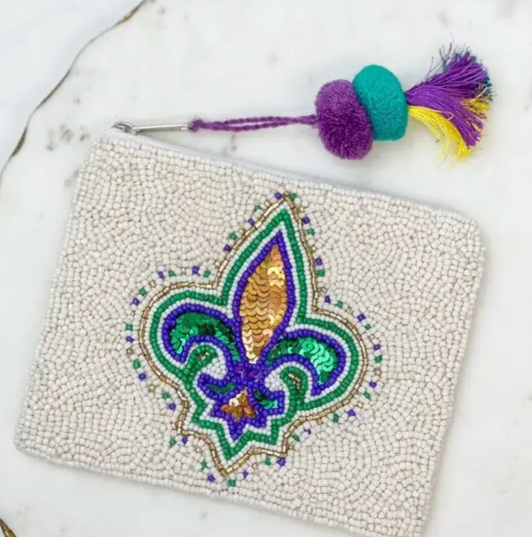 Mardi Gras Coin Purse - Ascension Golf Carts, LLC