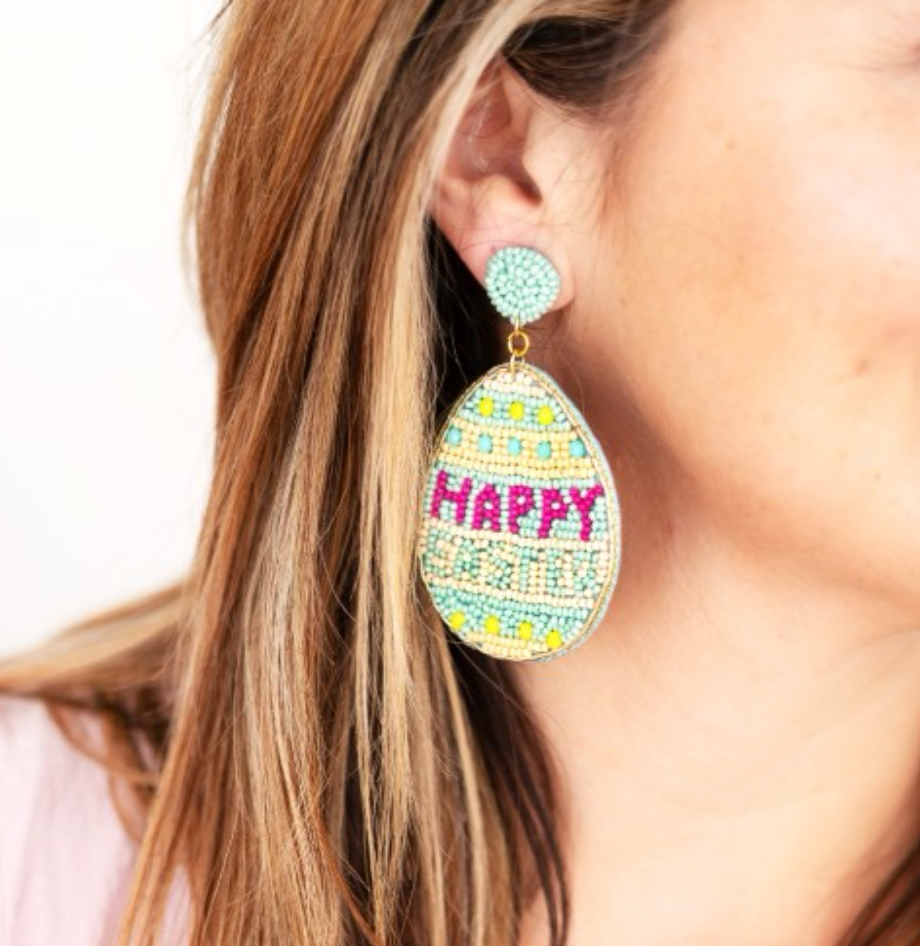 Egg-Cited Earrings