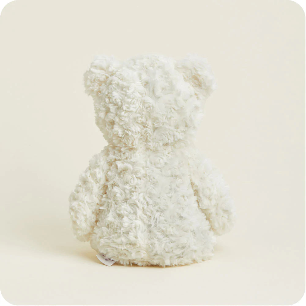 Cream Curly Bear Warmies - Ascension Golf Carts, LLC