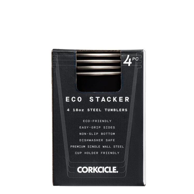 Eco Stacker - 18oz Matte Black - Ascension Golf Carts, LLC