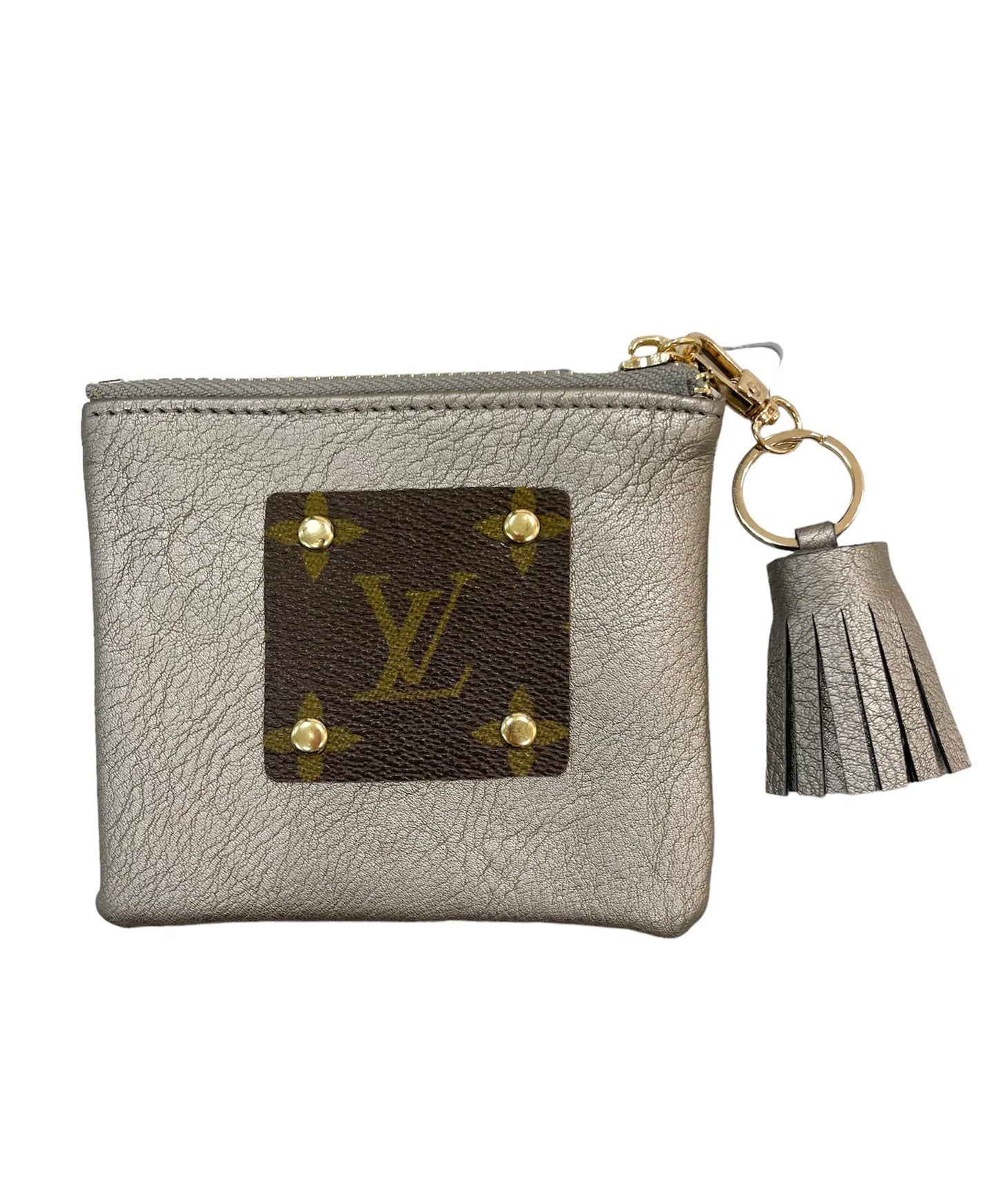 Metallic Grey Card Holder with Tassle - Ascension Golf Carts, LLC