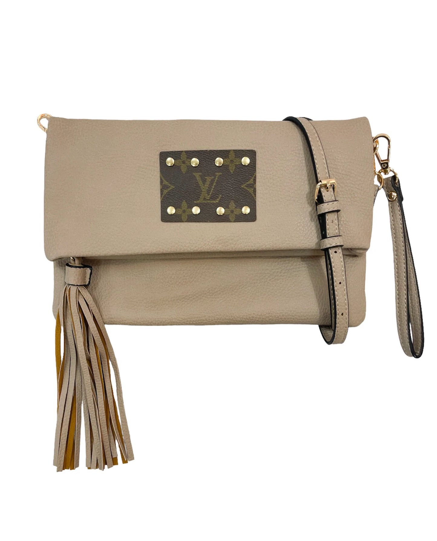 Taupe Foldover Crossbody - Ascension Golf Carts, LLC