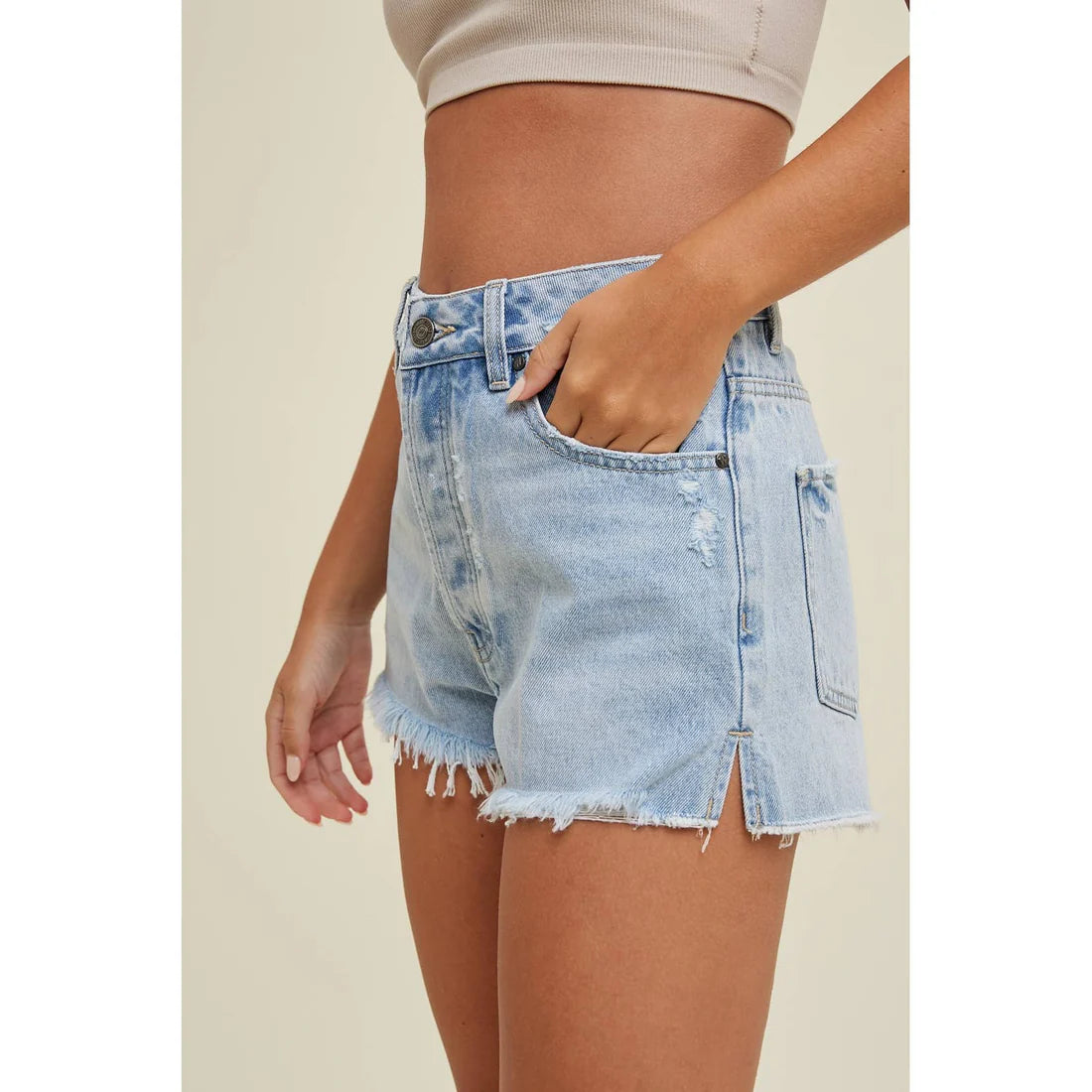 Wishlist Distressed Denim Shorts