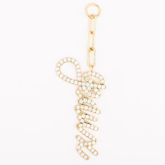 MM - Bag Charm LSU Geaux