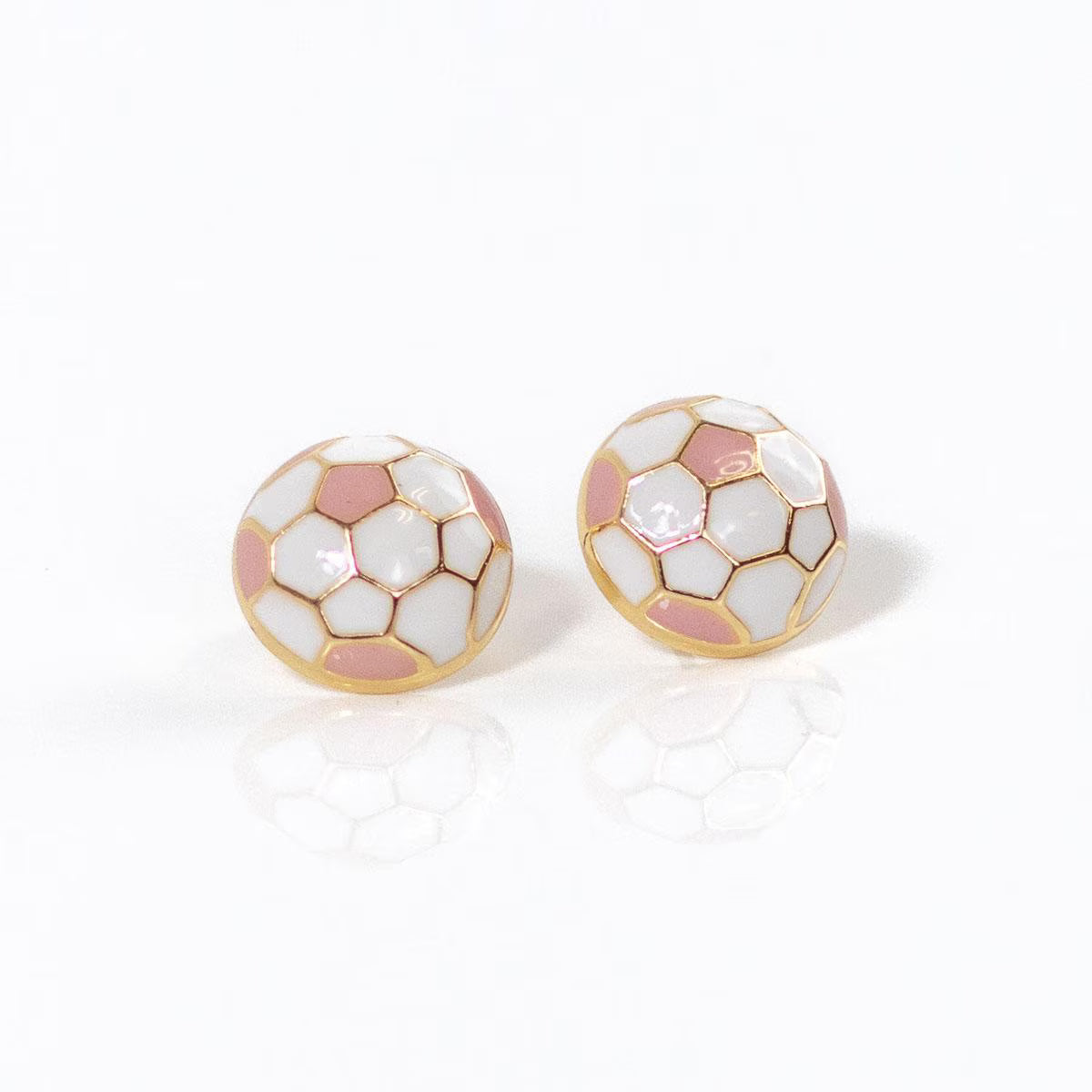 TRS - Soccer Ball Stud Earrings