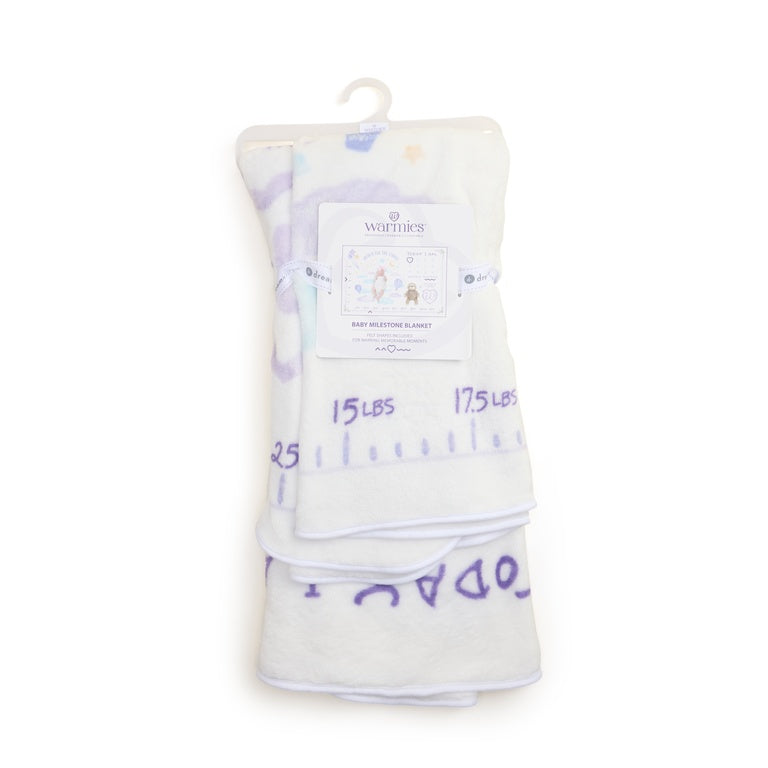 Warmies - Baby Milestone Blanket