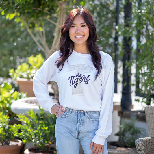 Go Tigers Crew Neck Sweatshirt