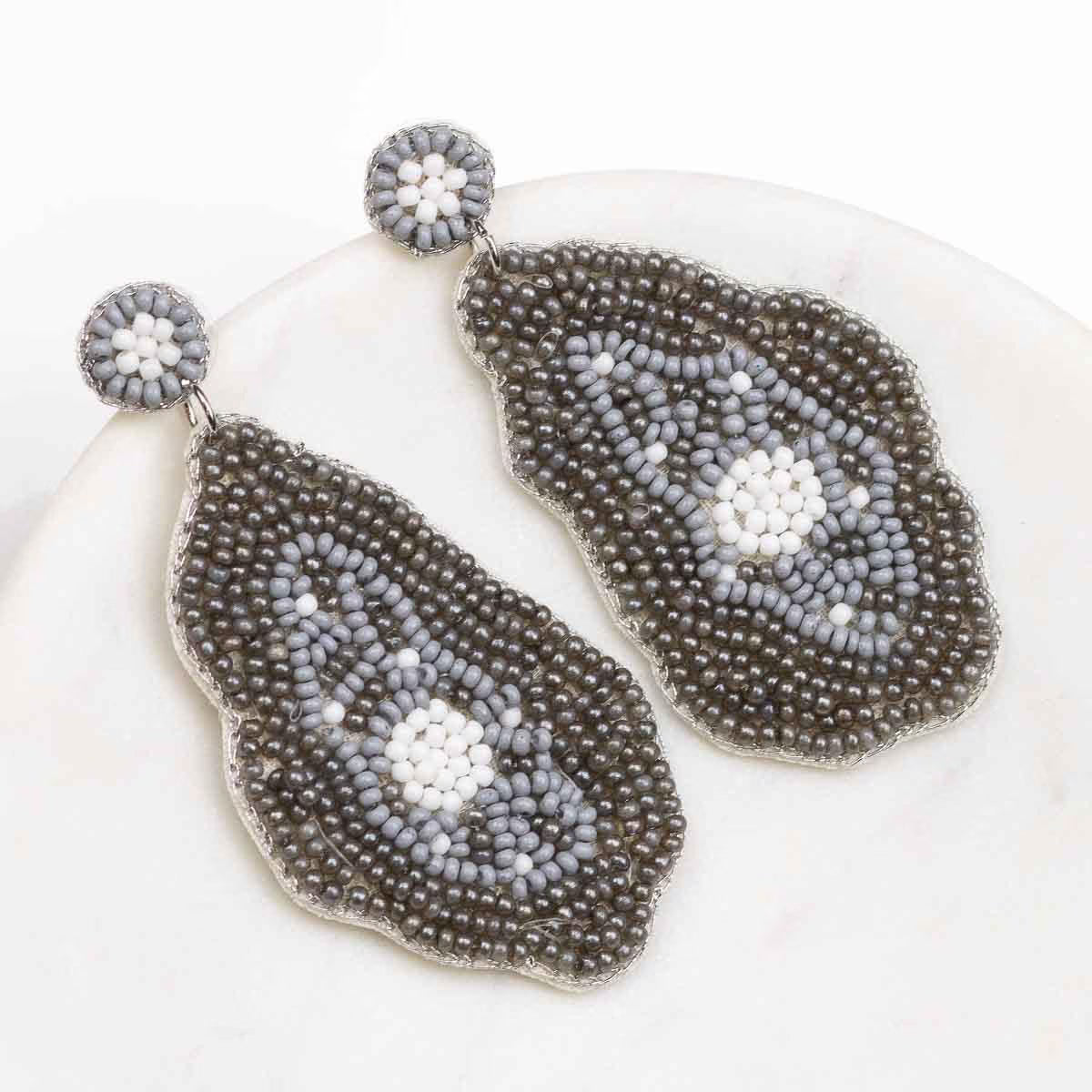 TRS - Oyster Beaded Earrings