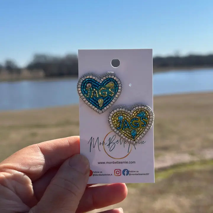 JAGS Beaded Stud Earrings