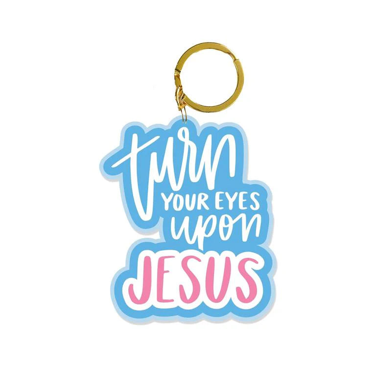 Eyes Upon Jesus - Keychain