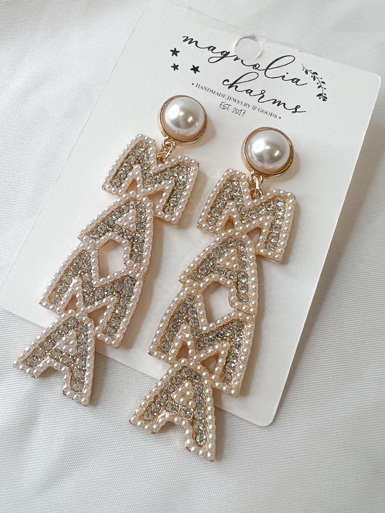 MAMA Dangle Earrings - Ascension Golf Carts, LLC