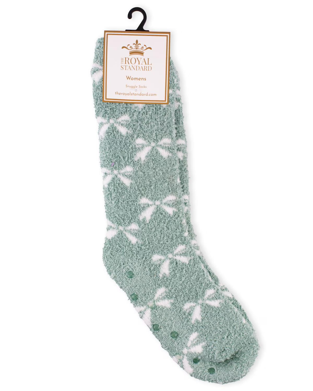 TRS - Blue Hannah Bow Snuggle Socks