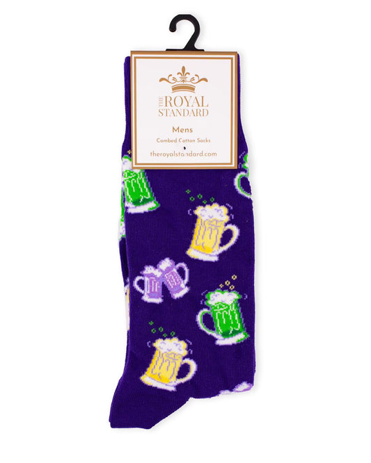 TRS - Men's Mardi Gras Cheers Socks