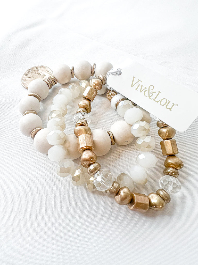 Natural Courtney Bracelets - Ascension Golf Carts, LLC