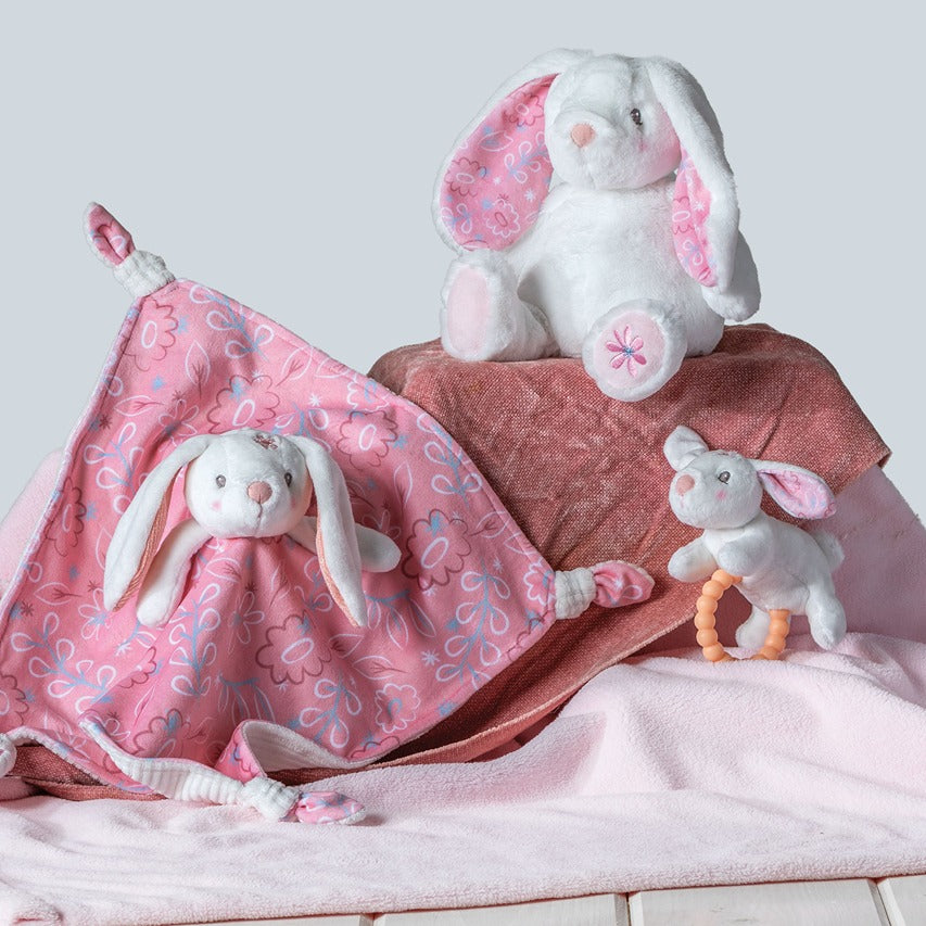 Bella Bunny Character Blanket - 13 x 13"