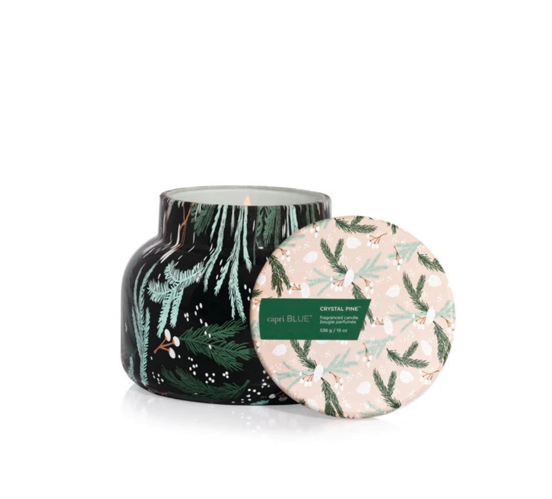 Capri Blue - 19oz. Pattern Play Crystal Pines Candle
