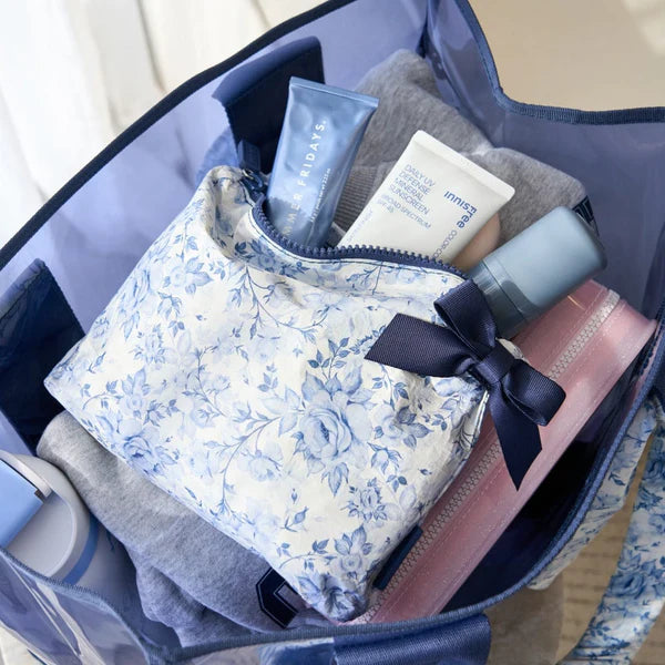 Case-Mate : Something Navy Bow Crinkle Makeup Bag