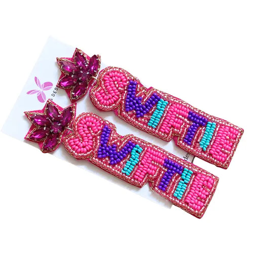 Pink Swiftie Earrings