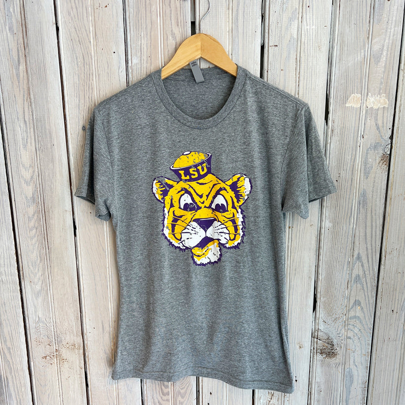 LSU Sailor Mike Tee - Heather Grey