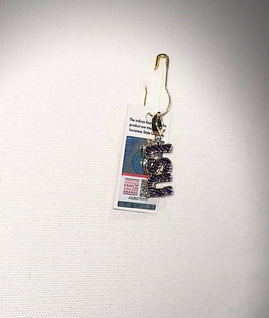 MM - Sophie Luxe LSU Tiger Stripe Charm
