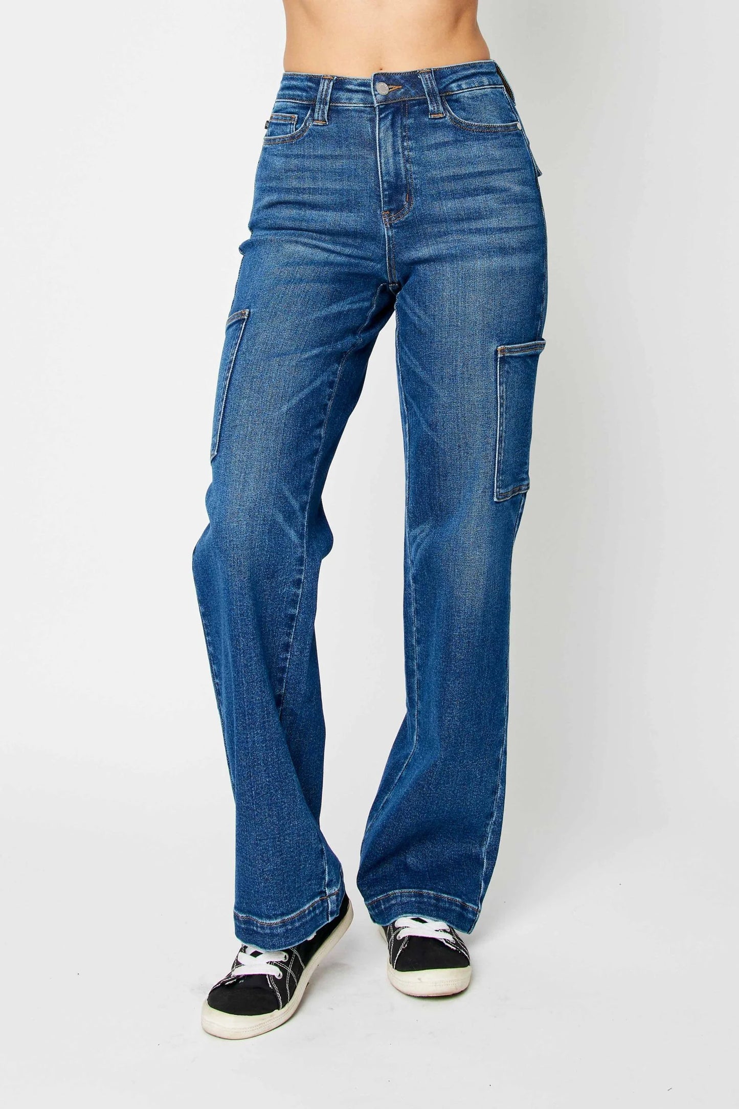 Judy Blue High Waist Cargo Jeans - Ascension Golf Carts, LLC